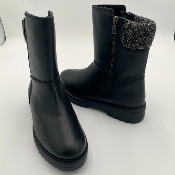 Cougar Women's Neptune Waterproof‎ Knit Winter Boots Black White Size 7 (NWOT) - Picture 1 of 9